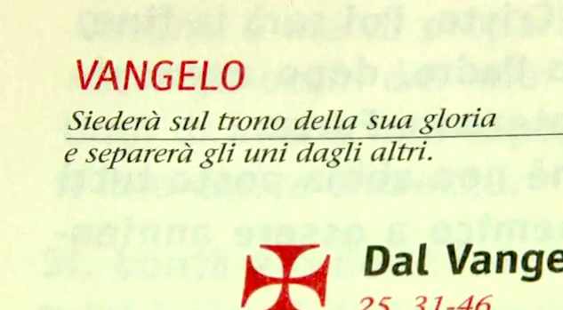 Vangelo di domenica 20 novembre 2011 – Cristo Re