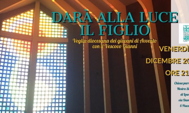 Pastorale giovanile: veglia d’Avvento con il vescovo Gianni
